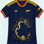 Arsenal Navy Shenron Emblem Dragon Ball Jersey — Front