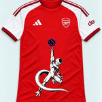 Arsenal Red Frieza Death Ball Dragon Ball Jersey — Front