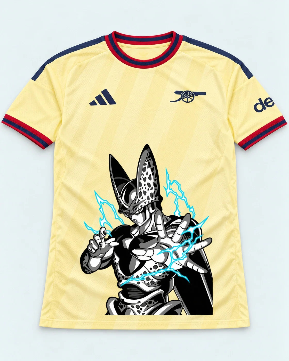 Arsenal Yellow Cell Dragon Ball Jersey — Front