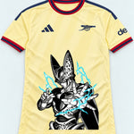 Arsenal Yellow Cell Dragon Ball Jersey — Front