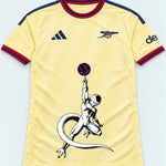 Arsenal Yellow Frieza Death Ball Dragon Ball Jersey — Front