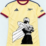 Arsenal Yellow Piccolo Cloak Dragon Ball Jersey — Front