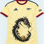 Arsenal Yellow Shenron Emblem Dragon Ball Jersey — Front
