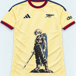 Arsenal Yellow Trunks Sword Dragon Ball Jersey — Front