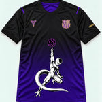 Barcelona Black Purple Frieza Death Ball Dragon Ball Jersey — Front
