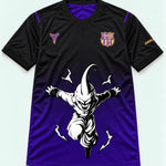 Barcelona Black Purple Kid Buu Dragon Ball Jersey — Front