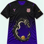 Barcelona Black Purple Shenron Emblem Dragon Ball Jersey — Front