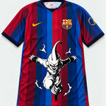Barcelona Home Kid Buu Dragon Ball Jersey — Front