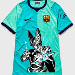 Barcelona Turquoise Cell Dragon Ball Jersey — Front