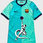 Barcelona Turquoise Frieza Death Ball Dragon Ball Jersey — Front