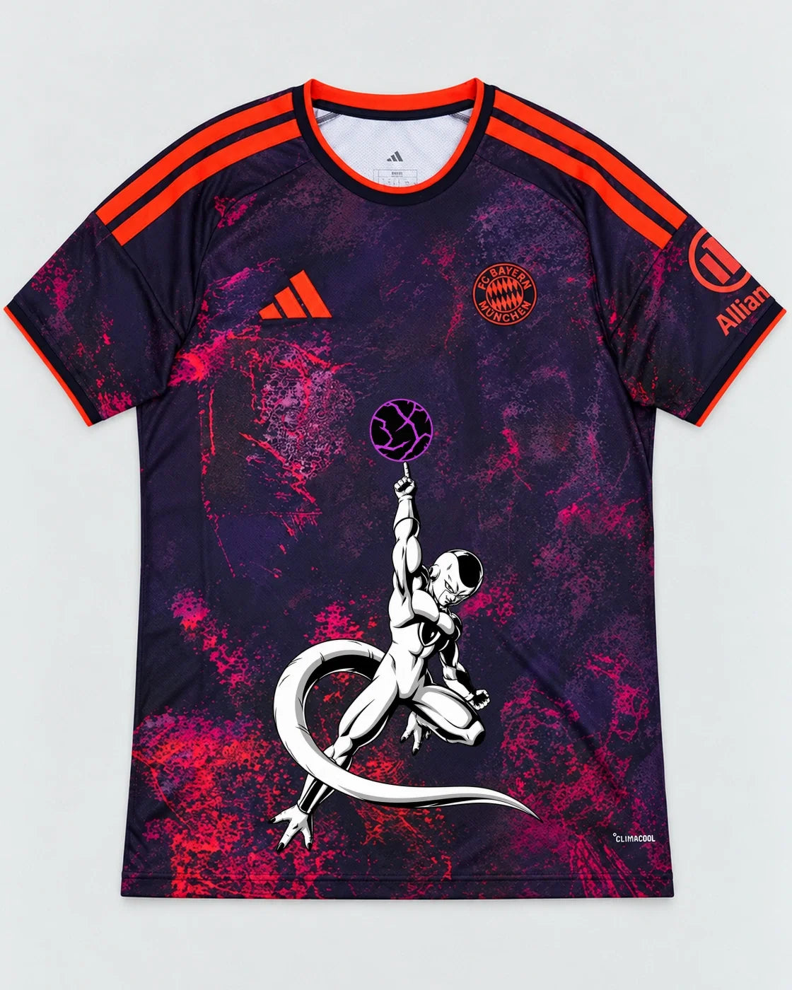 Bayern Munich Dark Frieza Death Ball Dragon Ball Jersey — Front