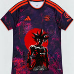 Bayern Munich Dark Goku Rising Sun Dragon Ball Jersey — Front
