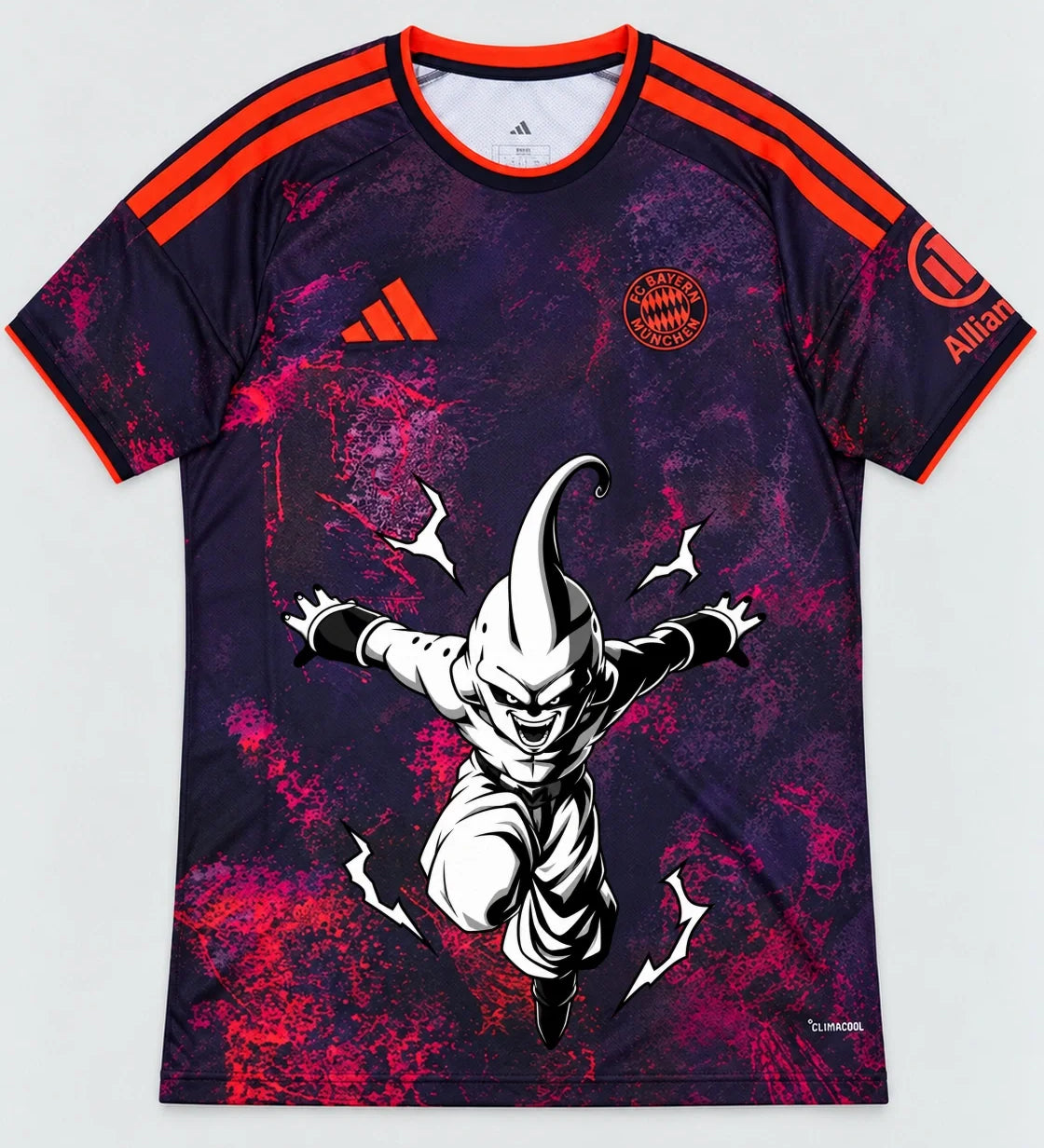 Bayern Munich Dark Kid Buu Dragon Ball Jersey — Front