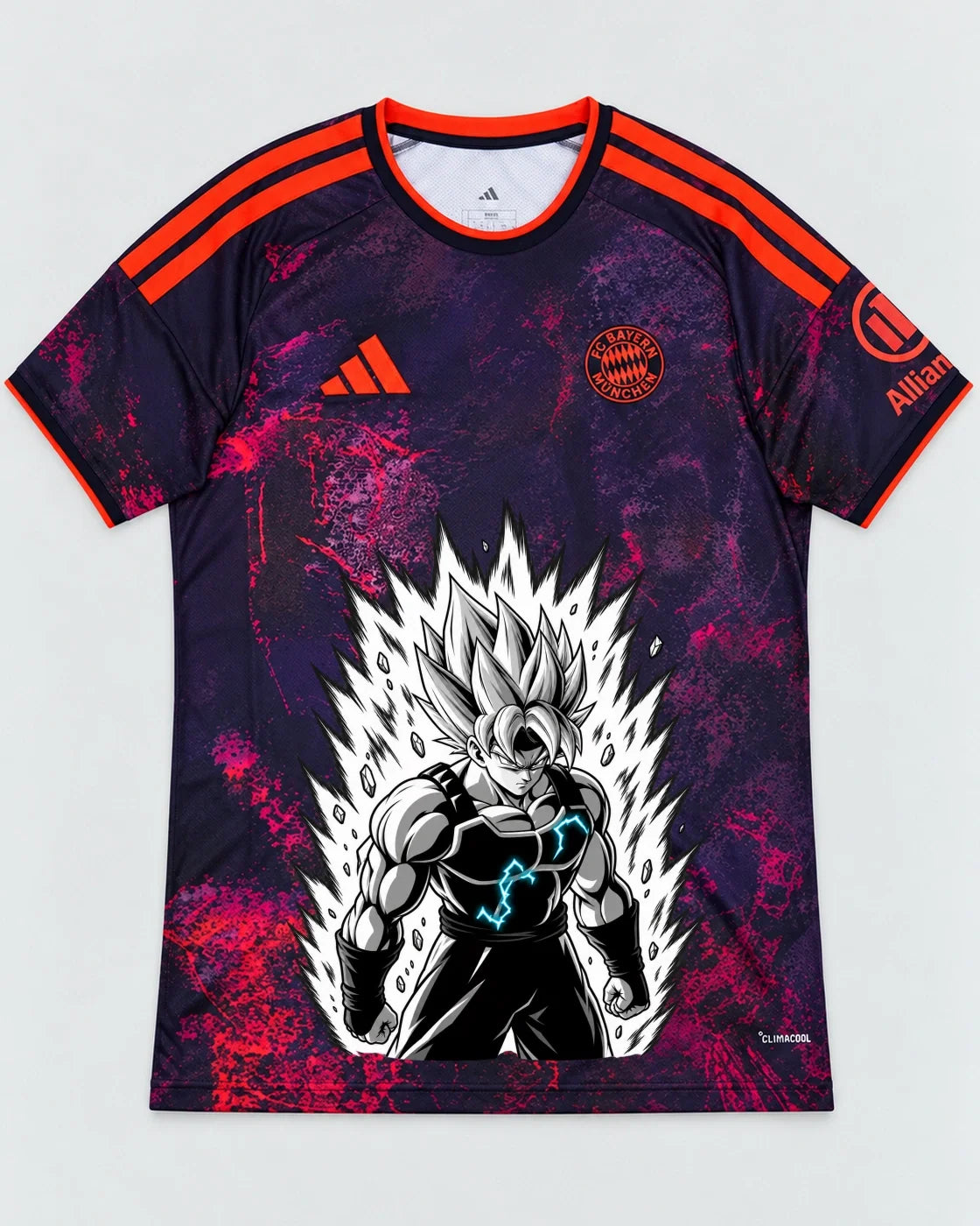 Bayern Munich Dark Super Saiyan Aura Dragon Ball Jersey — Front