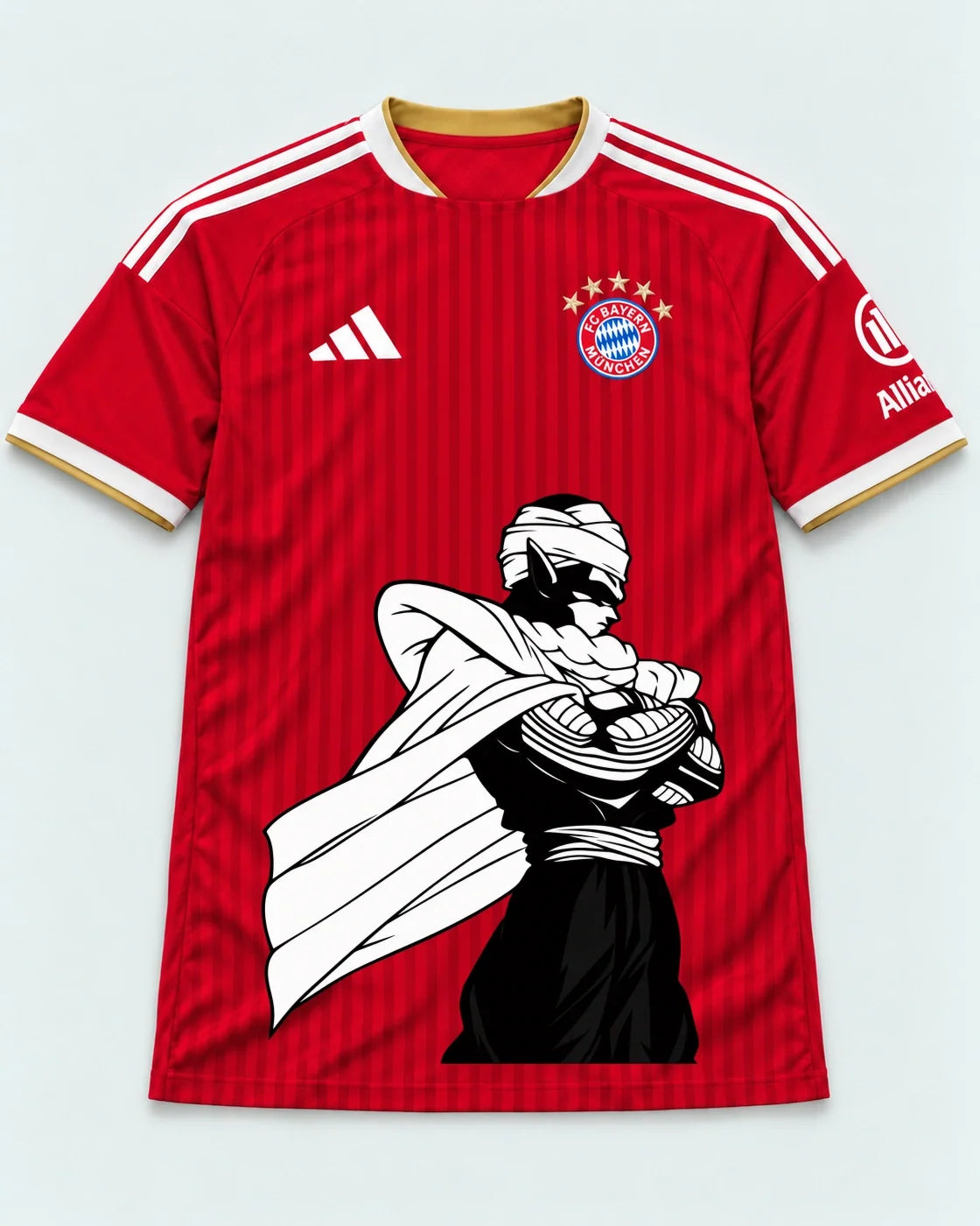 Bayern Munich Red Piccolo Cloak Dragon Ball Jersey — Front