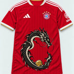 Bayern Munich Red Shenron Emblem Dragon Ball Jersey — Front