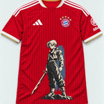 Bayern Munich Red Trunks Sword Dragon Ball Jersey — Front