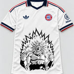 Bayern Munich White Broly Dragon Ball Jersey — Front