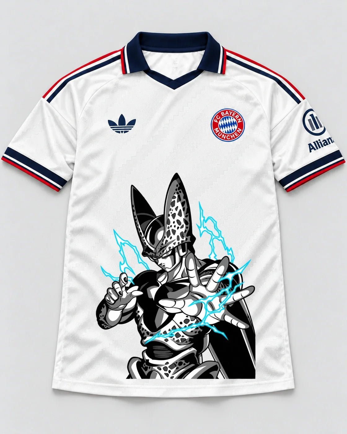 Bayern Munich White Cell Dragon Ball Jersey — Front
