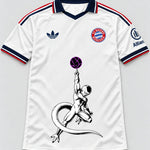 Bayern Munich White Frieza Death Ball Dragon Ball Jersey — Front