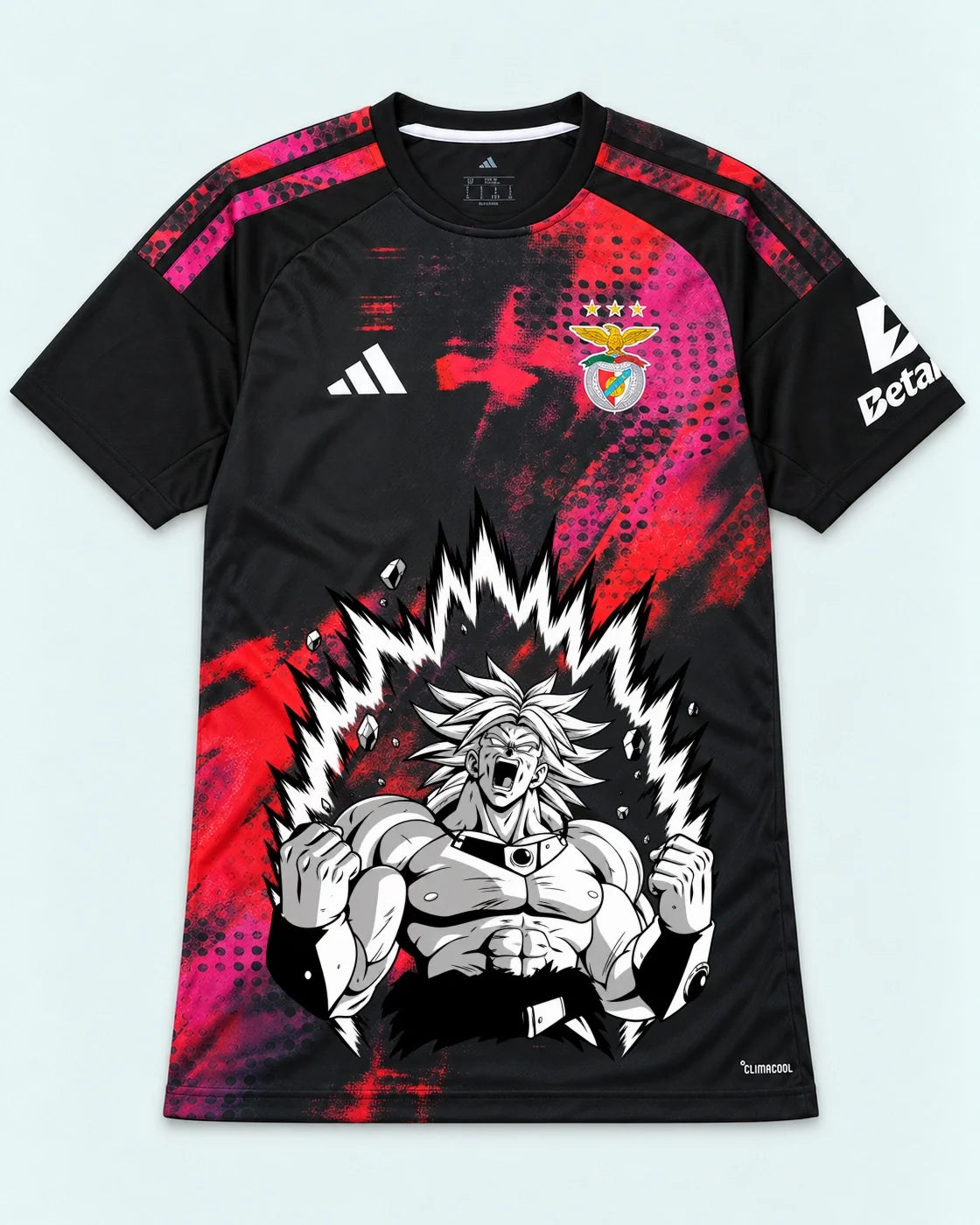 Benfica Black Broly Dragon Ball Jersey — Front