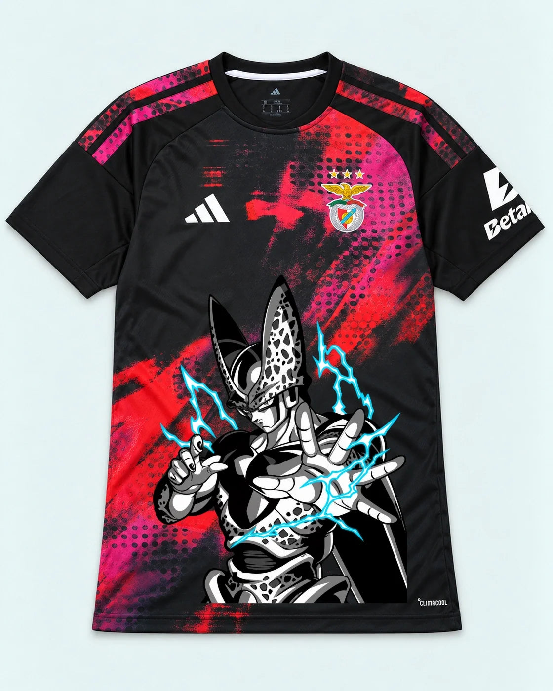 Benfica Black Cell Dragon Ball Jersey — Front