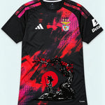 Benfica Black Goku Sakura Dragon Ball Jersey — Front
