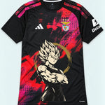 Benfica Black Majin Vegeta Dragon Ball Jersey — Front
