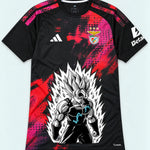 Benfica Black Super Saiyan Aura Dragon Ball Jersey — Front