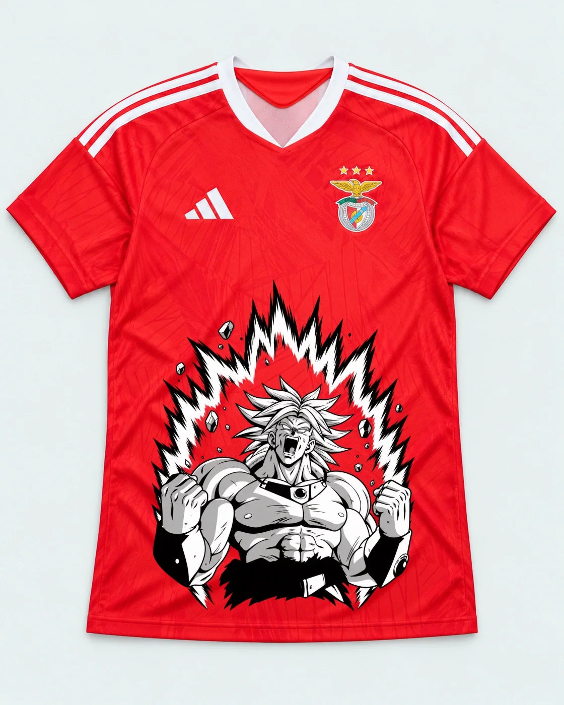 Benfica Red Broly Dragon Ball Jersey — Front