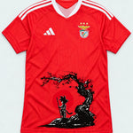 Benfica Red Goku Sakura Dragon Ball Jersey — Front