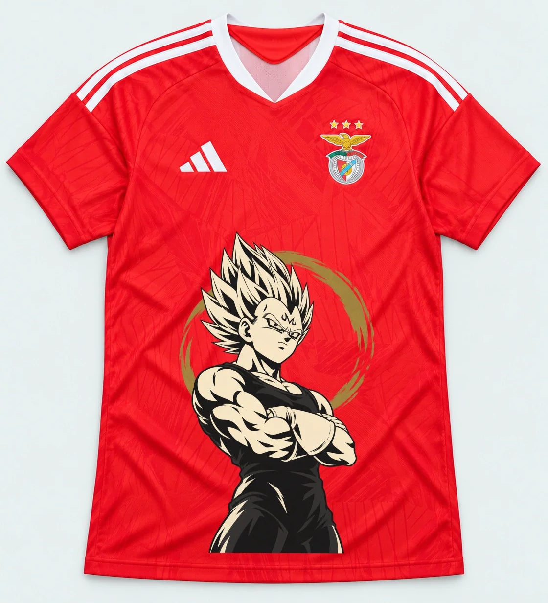 Benfica Red Majin Vegeta Dragon Ball Jersey — Front