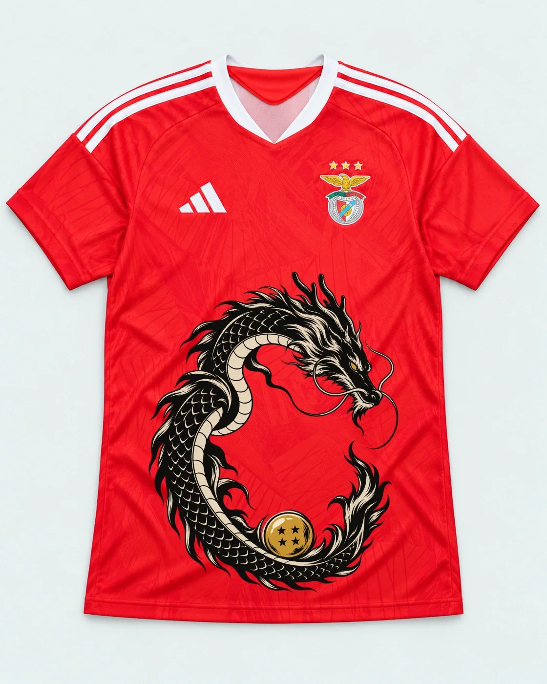 Benfica Red Shenron Emblem Dragon Ball Jersey — Front