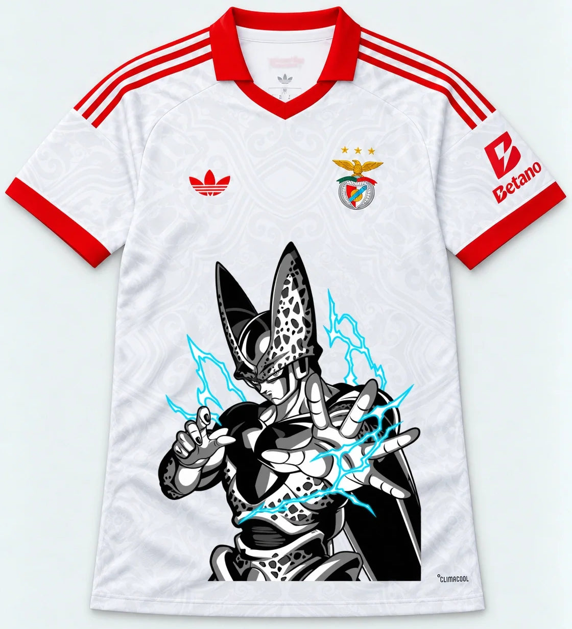 Benfica White Cell Dragon Ball Jersey — Front