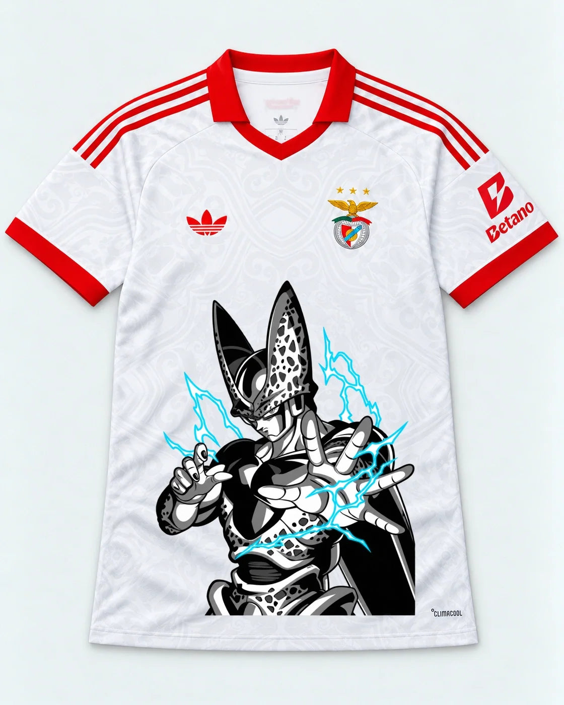 Benfica White Cell Dragon Ball Jersey — Front