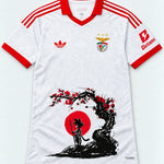 Benfica White Goku Sakura Dragon Ball Jersey — Front
