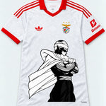 Benfica White Piccolo Cloak Dragon Ball Jersey — Front