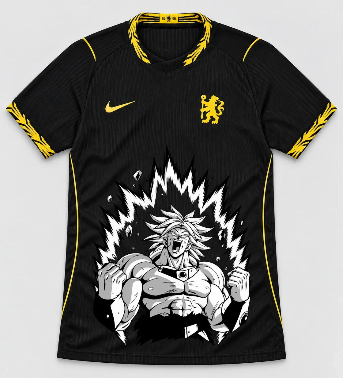 Chelsea Black Broly Dragon Ball Jersey — Front