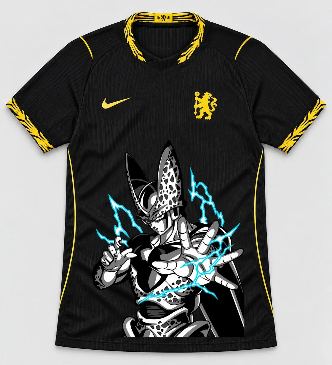 Chelsea Black Cell Dragon Ball Jersey — Front