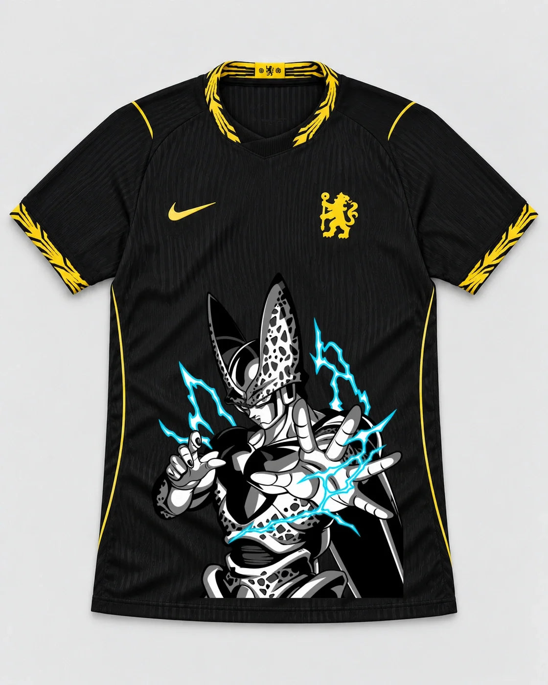 Chelsea Black Cell Dragon Ball Jersey — Front