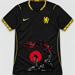Chelsea Black Goku Sakura Dragon Ball Jersey — Front