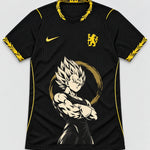 Chelsea Black Majin Vegeta Dragon Ball Jersey — Front