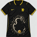 Chelsea Black Shenron Emblem Dragon Ball Jersey — Front