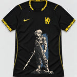 Chelsea Black Trunks Sword Dragon Ball Jersey — Front