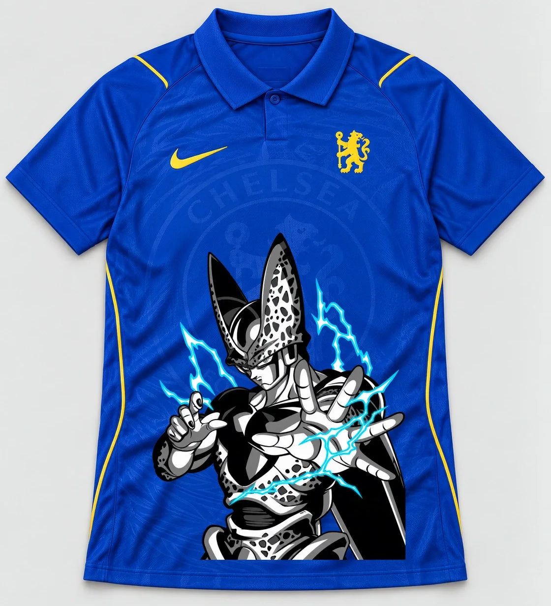 Chelsea Blue Cell Dragon Ball Jersey — Front
