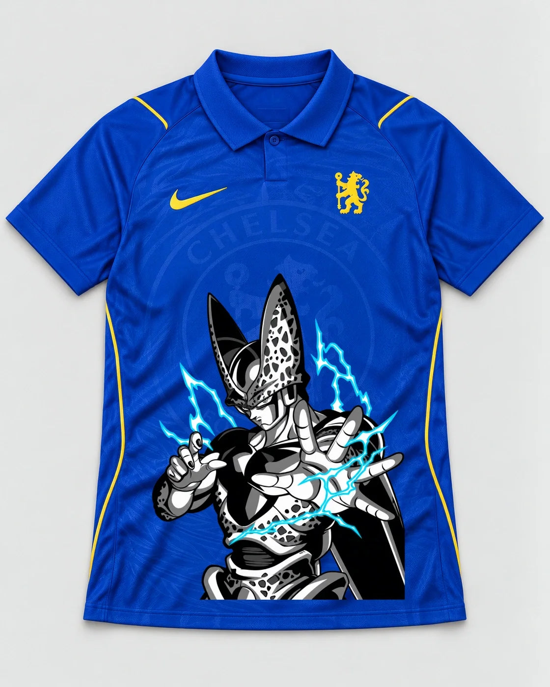 Chelsea Blue Cell Dragon Ball Jersey — Front