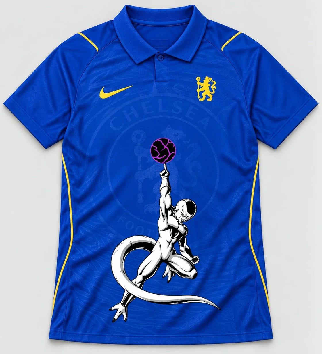 Chelsea Blue Frieza Death Ball Dragon Ball Jersey — Front