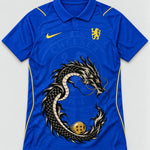 Chelsea Blue Shenron Emblem Dragon Ball Jersey — Front