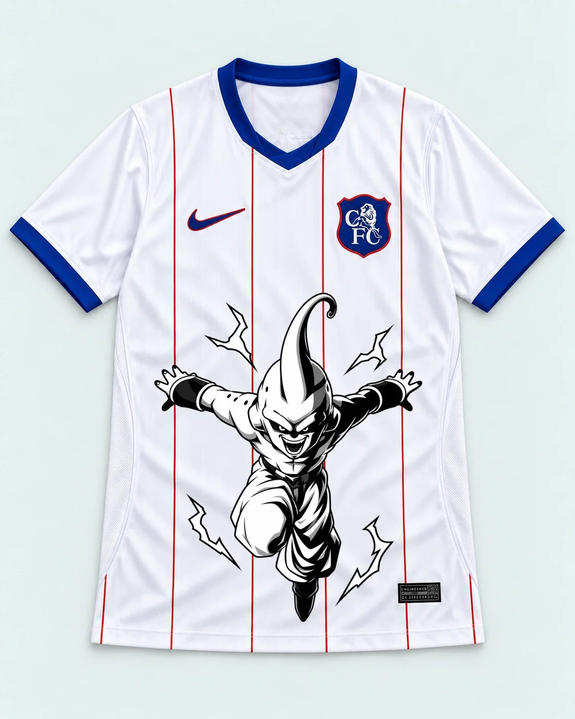 Chelsea White Kid Buu Dragon Ball Jersey — Front