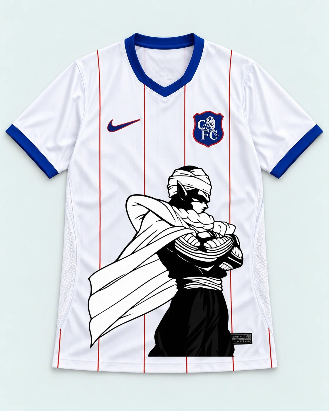 Chelsea White Piccolo Cloak Dragon Ball Jersey — Front
